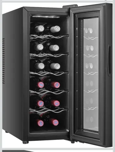 Adega climatizada de vinho para 12 garrafas Midea