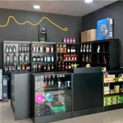 Kit móveis para loja tabacaria/adega balcão expositor balcão caixa colmeia prateleira
