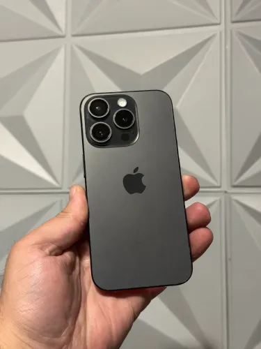iPhone 15 pro preto 128 Gb 6 meses garantia
