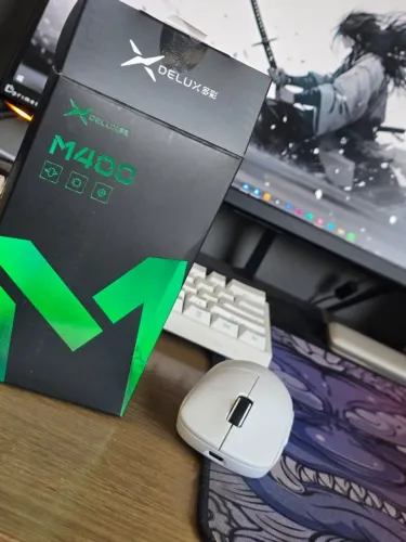 Mouse Gamer Sem Fio 24.000 DPI RGB Novo Lacrado