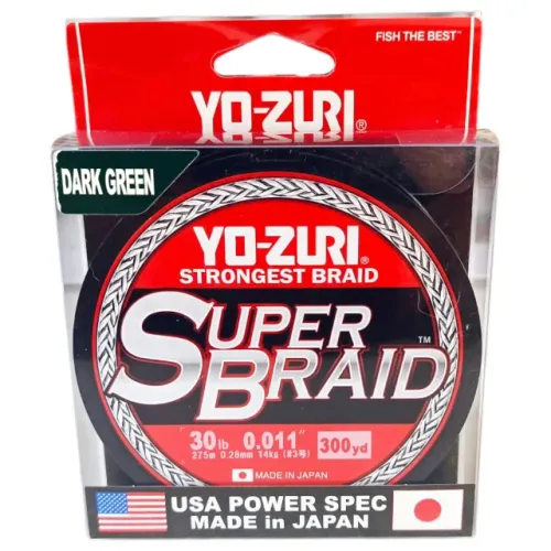 Linha De Pesca - Yo-zuri - Superbraid - Verde Escuro - 275m