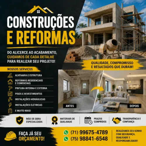 CONSTRUÇÃO E REFORMAS