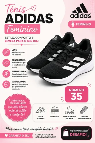 Tênis feminino Adidas 