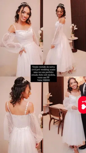 Vestido de noiva civil