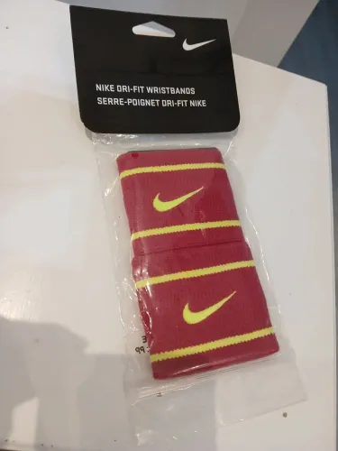 Nike! Munhequeira. Rosa e Amarelo.