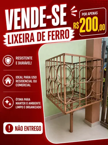 Lixeira de Ferro
