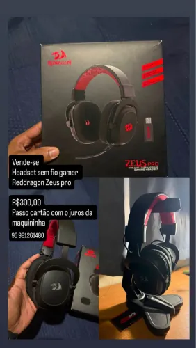 Headset gamer reddragon Zeus pro