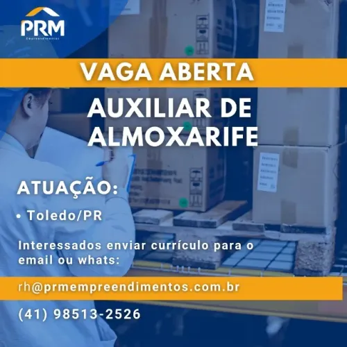 Auxiliar de Almoxarife