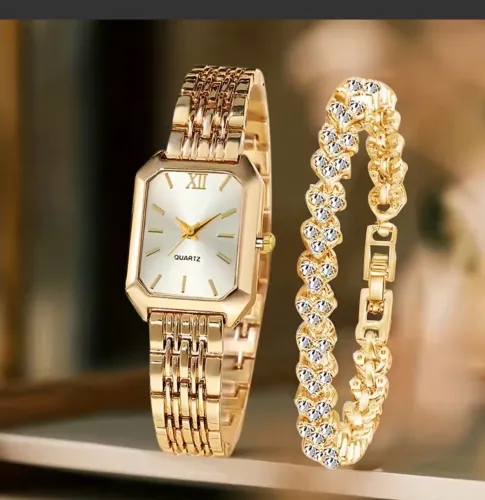 Relógio feminino com pulseira
