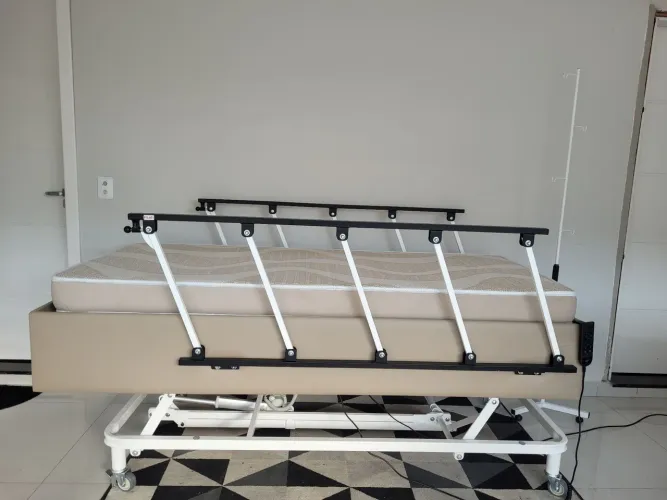 Cama elétrica hospitalar + colchão 