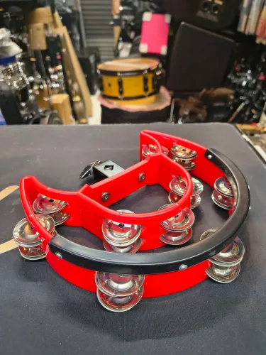 Meia lua para hi hat de ótima qualidade fixa na vareta de Chimbal vermelho sangue 