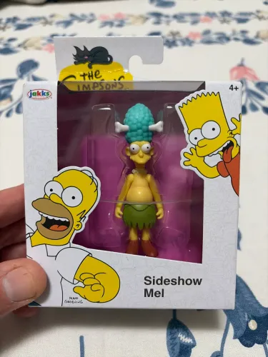 Adrien figure Jakks pacífic The Simpsons, sideshow mel 2,5? novo e importado 