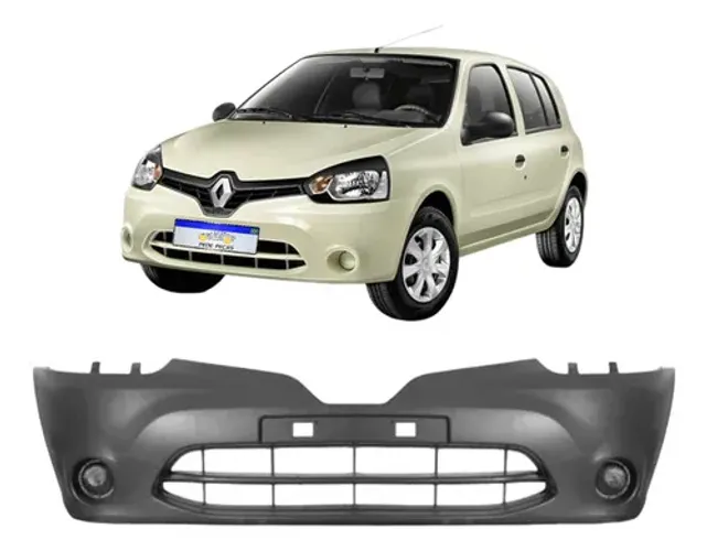Parachoque Dianteiro Renault Clio 2013 2014 2015 2016 Novo Preto
