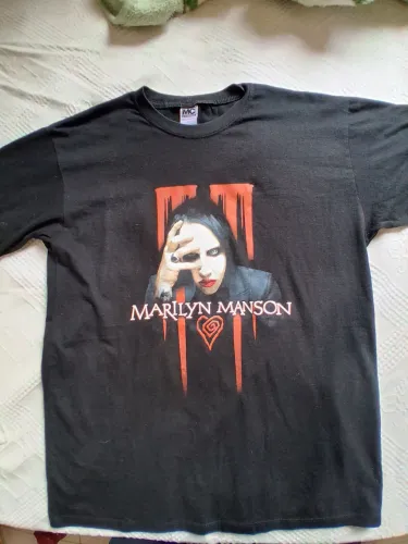 Camiseta rara do Marilyn Manson da era eat me, drink me (2007)