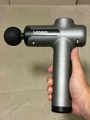Massageador Lenovo // pistola de massagem relaxante
