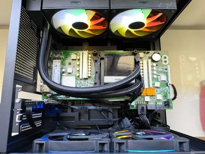 AMD BC-250 - 40 CUs, 8/16 Cores, Water Cooler 240mm, fonte 600W (Pronto p/ Uso)