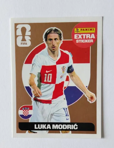 Figurinha  Luka Modric Bronze Extra Copa do Mundo 2026