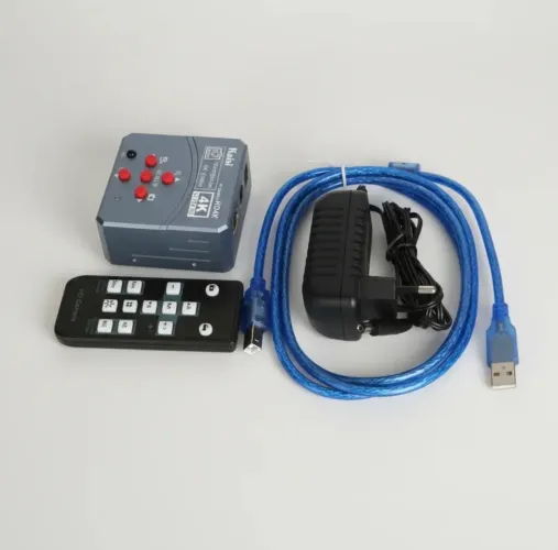 Câmera Kaisi Trinocular 4K Ultra HD HDMI USB para Microscópio Estereoscópico