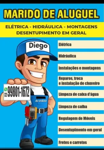 Servicos internos e externos de casa e comércio 
