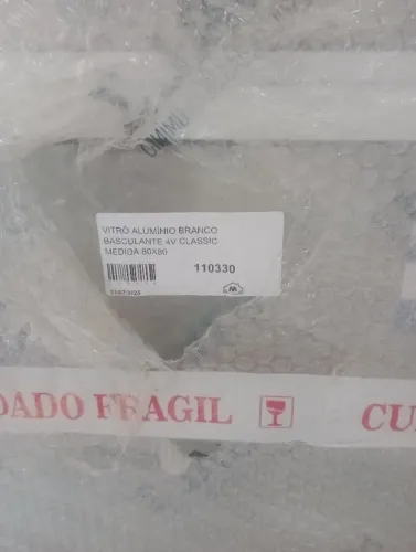 Vitro basculante de alumínio 80x80