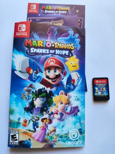 Mario+Rabbids Sparks of Hope Nintendo Switch (Sem Caixa) em Uberlândia e Uberaba.