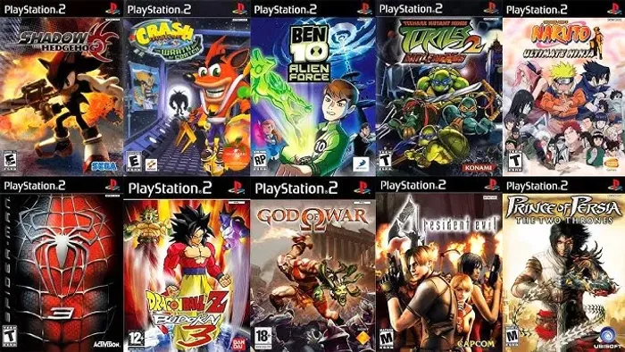Jogos de ps2, xbox 360, Nintendo wii e 3ds.