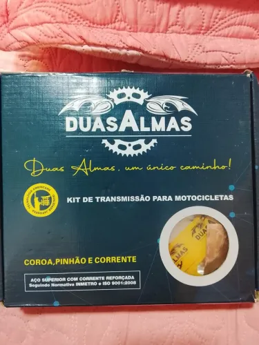Kit Transmissão Relação Yamaha Factor 150 Fazer 150 YBR 150 - 39/14 - 428H 124L - Novo