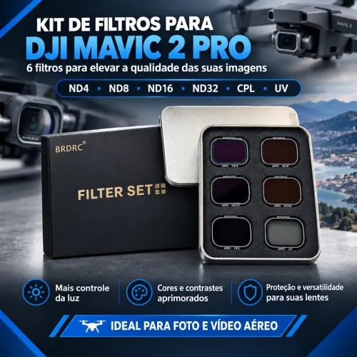 KIT FILTROS ND 6X1 - DJI MAVIC 2 PRO
