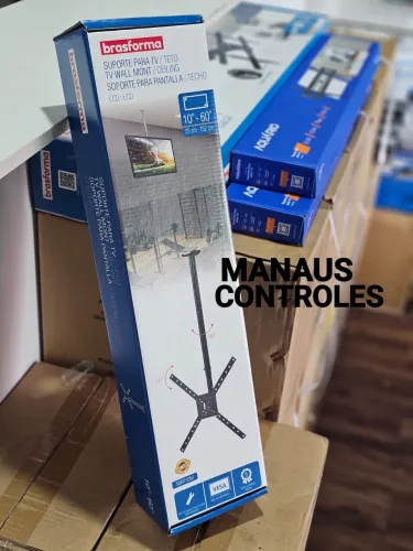 Suporte para tv de teto / ajuste de altura é fácil instalação 