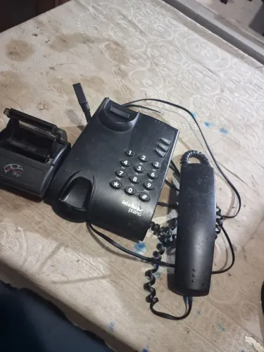 telefone fixo para decoracao e mais 1 etiquetadora