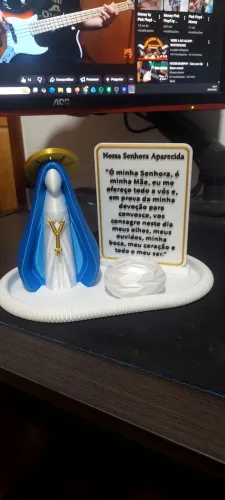 IMAGEM NOSSA SENHORA COM ORAÇÃO 