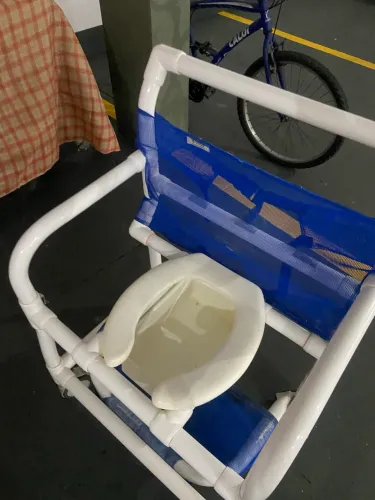 Cadeira de banho Carcilife Multiúso para Obeso