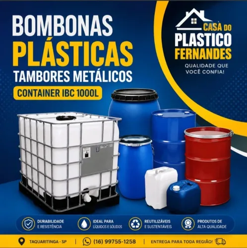 Loja de embalagens plásticas 