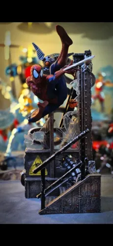 Spiderman 10Th iron studios homem aranha