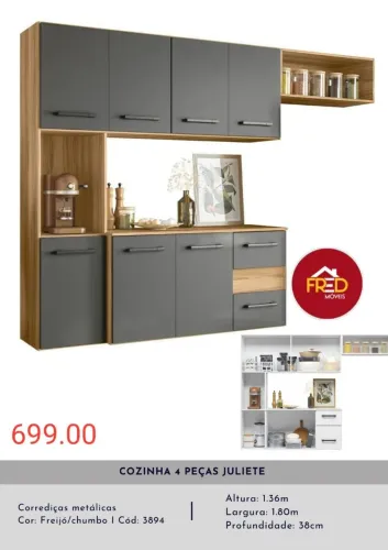 Armário de cozinha ,entrega e monta, super promoção
