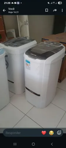 Tanquinho novo na promoção 