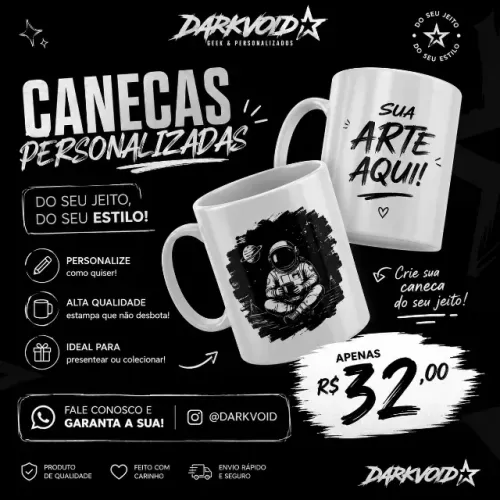 Canecas personalizadas