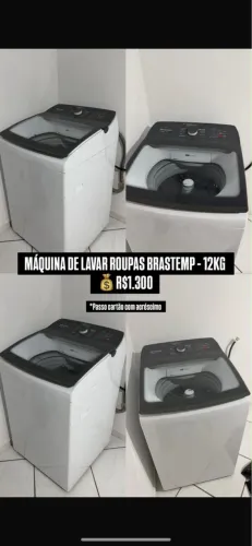 Máquina De Lavar Brastemp 12kg - Perfeito Estado e Muito Econômica