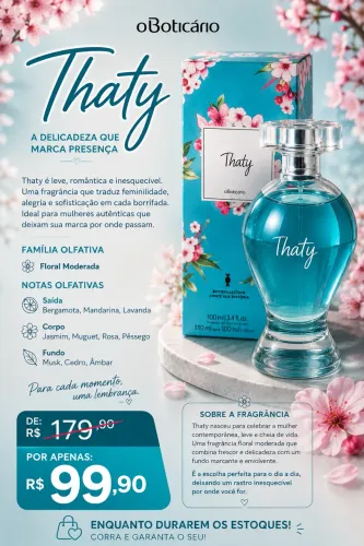 Thaty ou free original,lacrado validade 4/2027