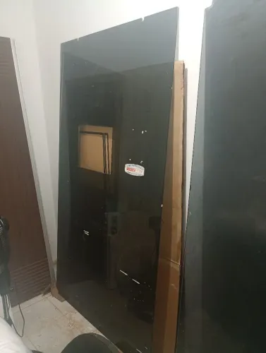 2 portas de vidro