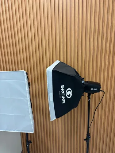2 Flash Greika K-150A + SOFTBOX
