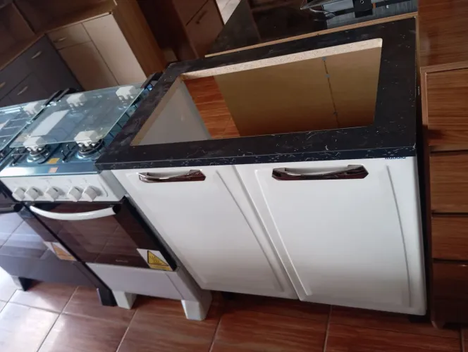 Balcão de aço para Cooktop 