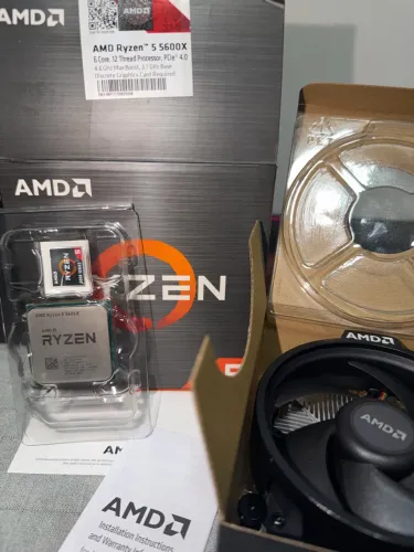 Processador Ryzen 5 5600x USADO - Com air cooler NUNCA USADO