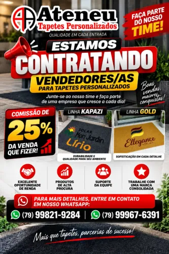 ? ESTAMOS CONTRATANDO VENDEDORES(AS)!