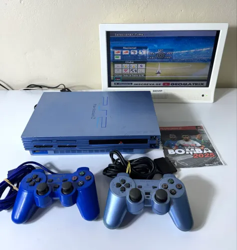PlayStation 2 acqua blue