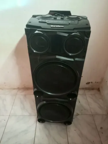 caixa de som black bass 1800w gradiente
