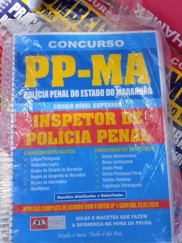 apostila para concurso público polícia penal