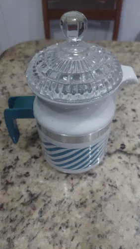 Leiteira antiga porcelana