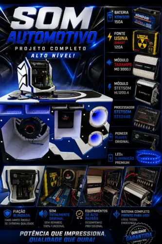 Som Automotivo - Excelente Qualidade Sonora 