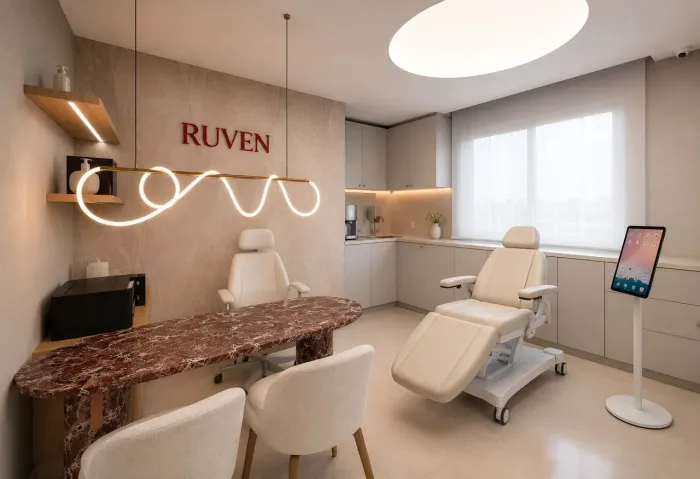 Consultório odontológico e de harmonização facial, com salas premium em clínica nova.
